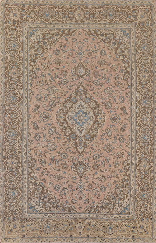 Traditional Kashan Persian Area Rug 8x11