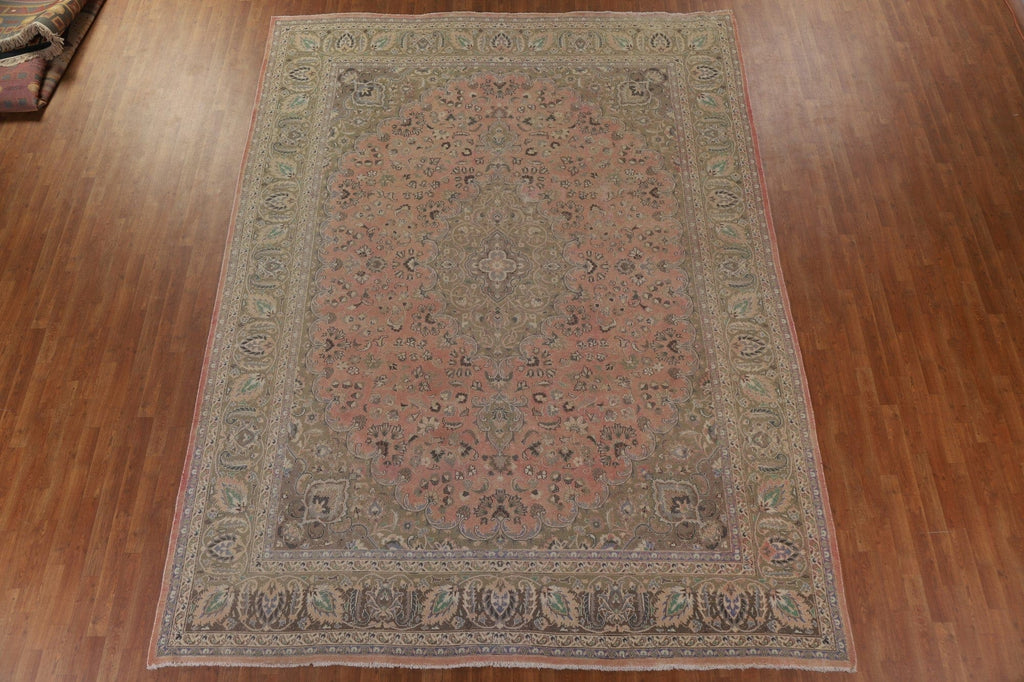 Traditional Mashad Persian Area Rug 10x13