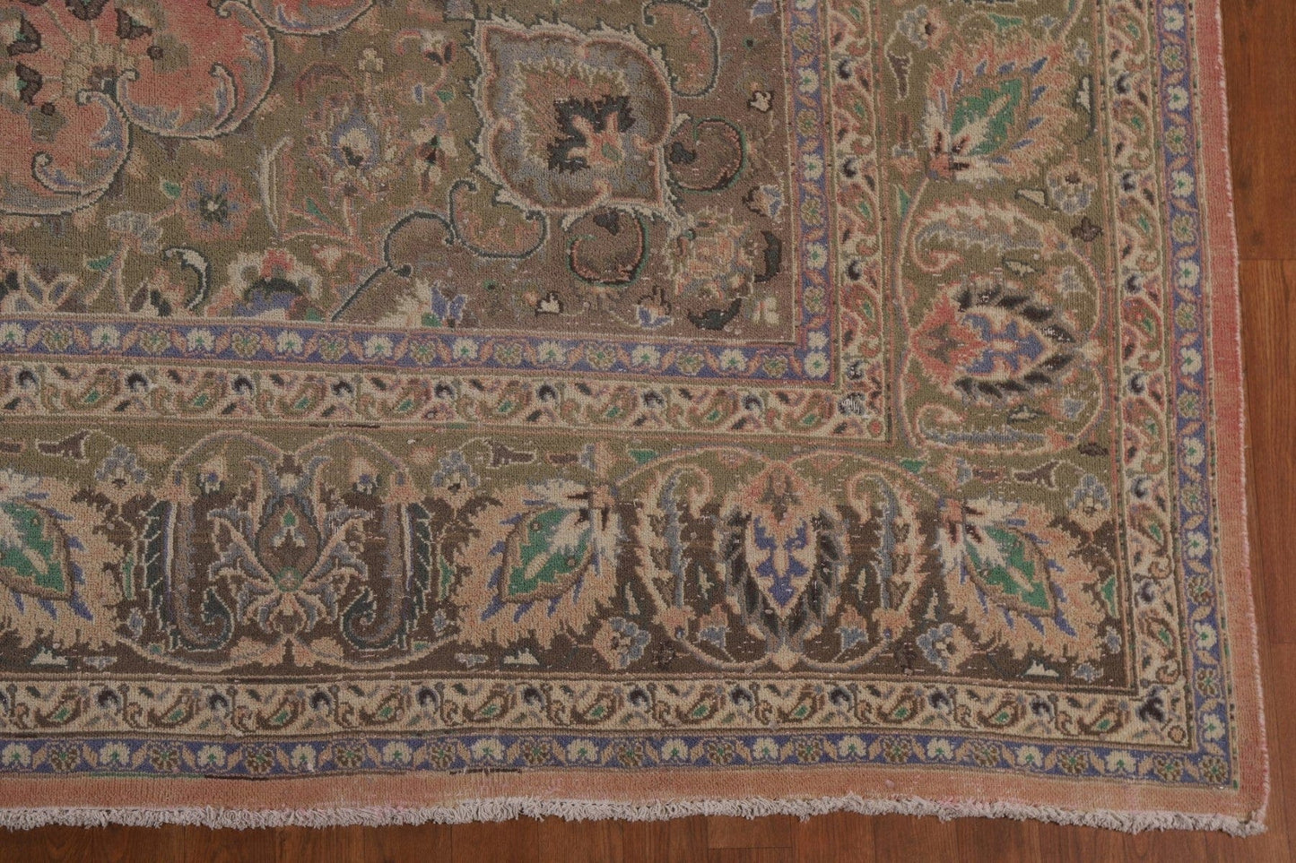 Traditional Mashad Persian Area Rug 10x13