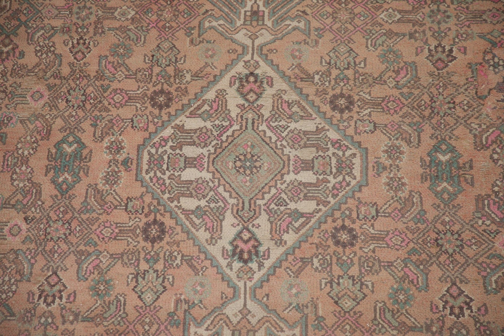 Geometric Hamedan Persian Area Rug 8x12