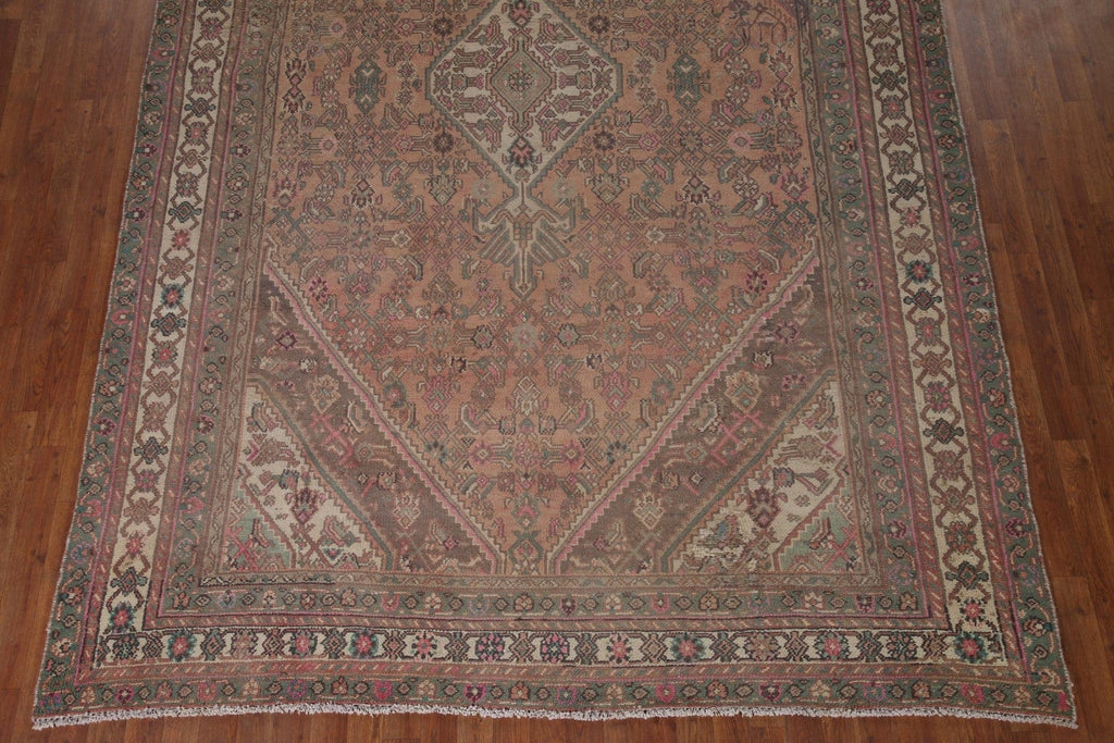 Geometric Hamedan Persian Area Rug 8x12