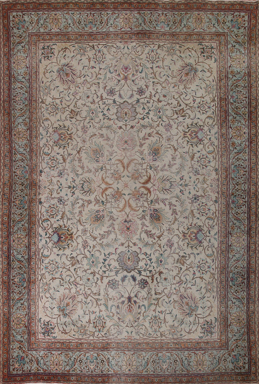 Vegetable Dye Tabriz Persian Area Rug 10x13