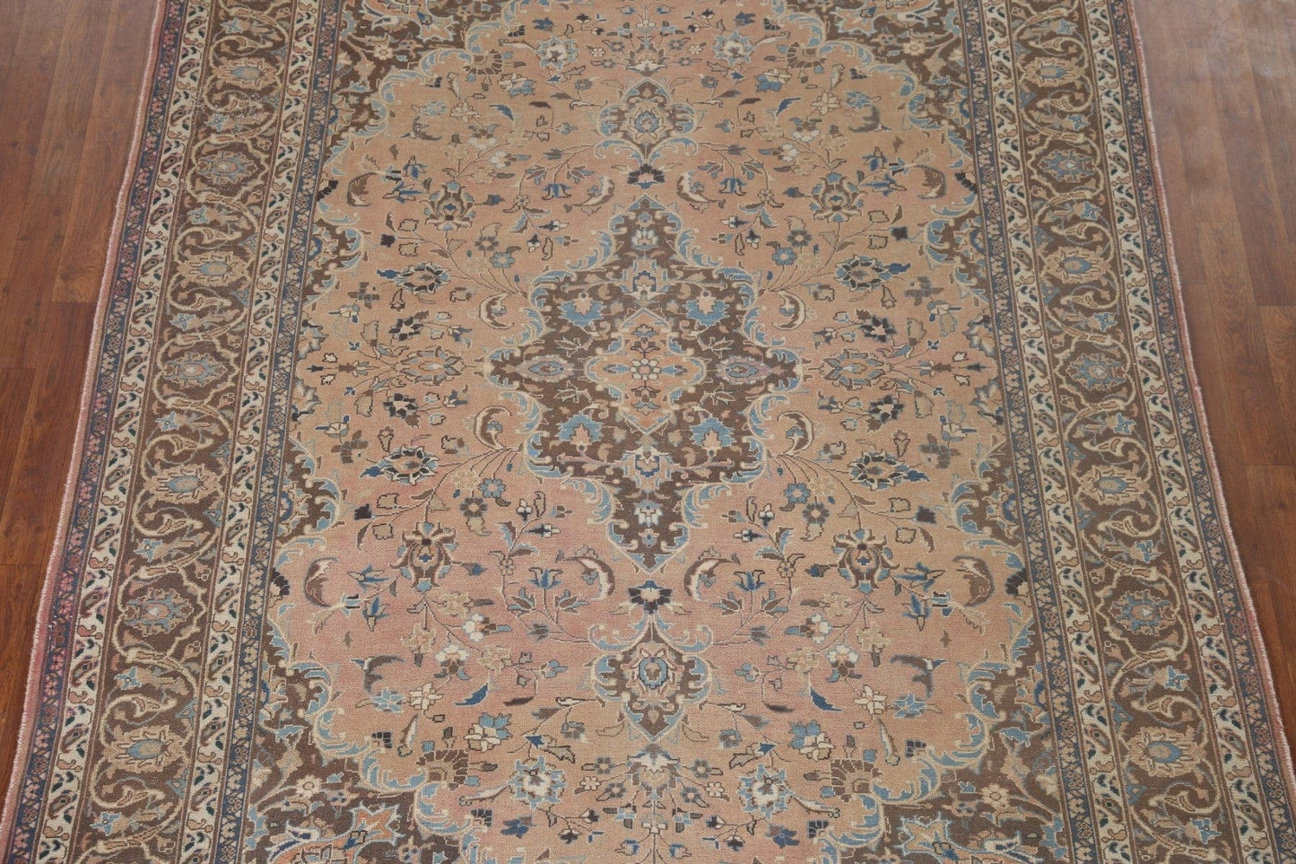 Handmade Mashad Persian Area Rug 7x9