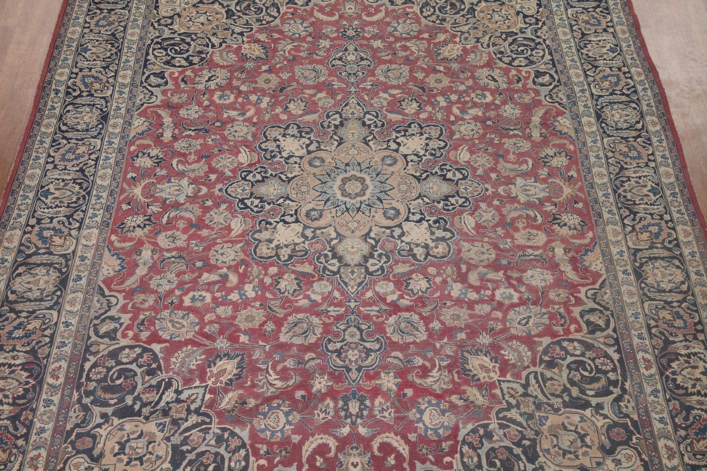 Traditional Mashad Persian Area Rug 10x13