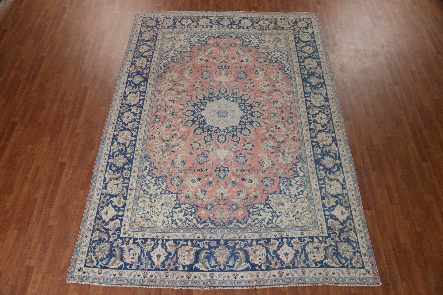 Handmade Pink Najafabad Persian Area Rug 8x11