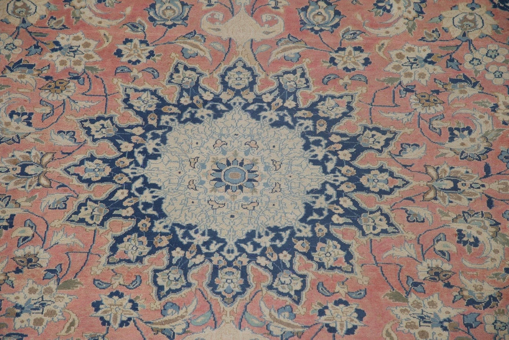 Handmade Pink Najafabad Persian Area Rug 8x11