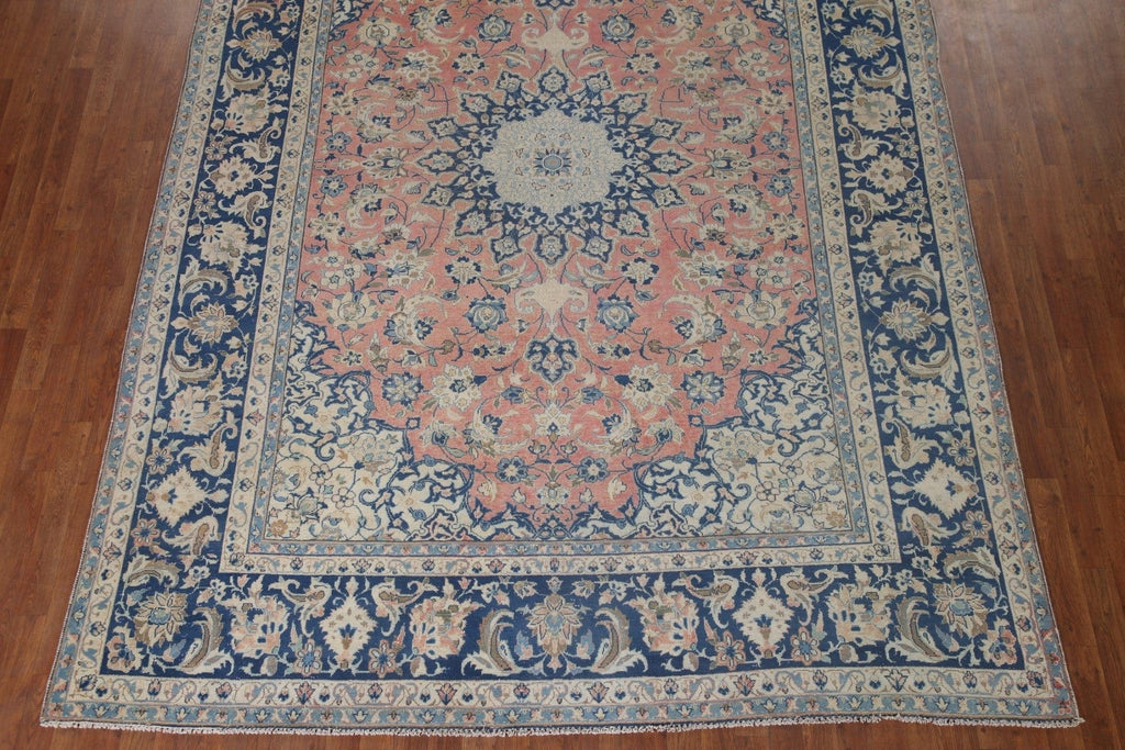 Handmade Pink Najafabad Persian Area Rug 8x11