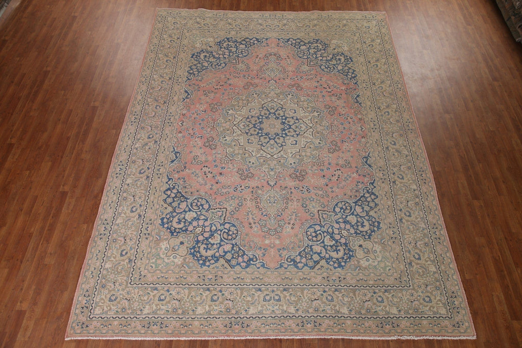 Traditional Mashad Persian Area Rug 9x12