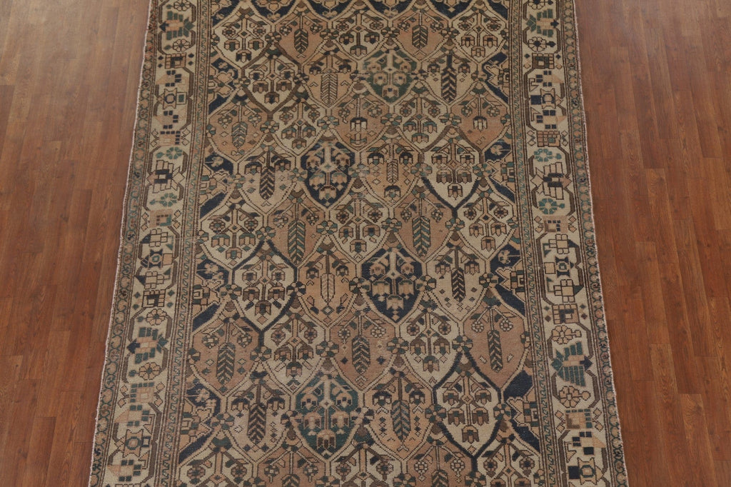 Distressed Bakhtiari Persian Area Rug 7x10