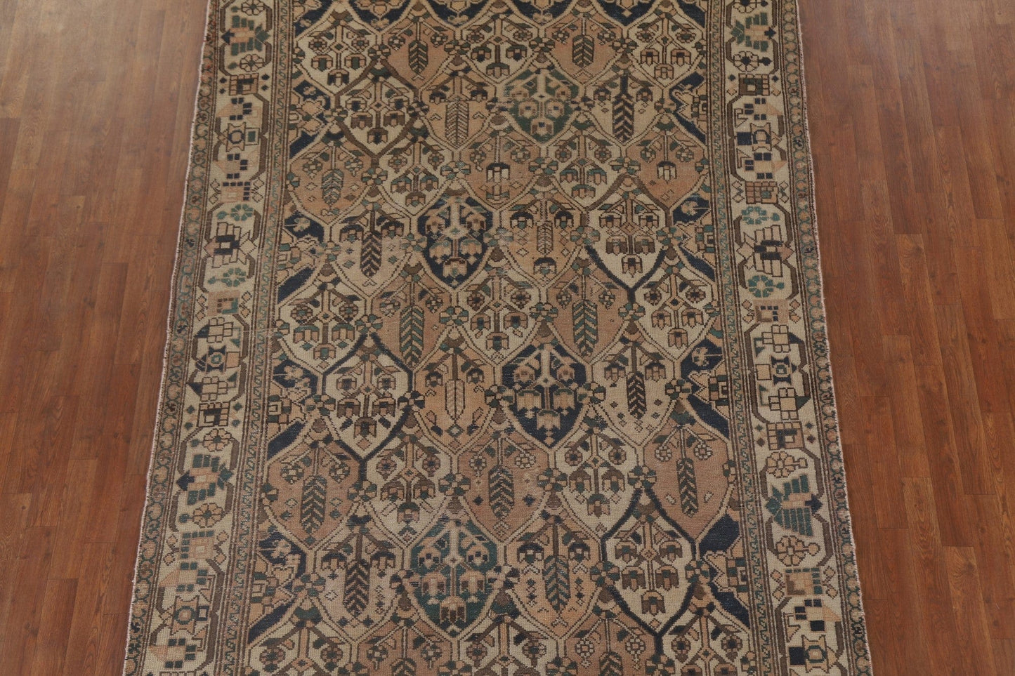 Distressed Bakhtiari Persian Area Rug 7x10