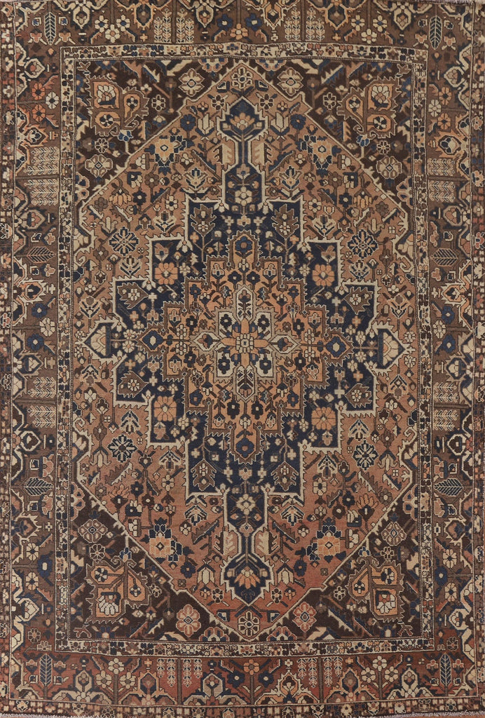 Geometric Bakhtiari Persian Area Rug 9x12