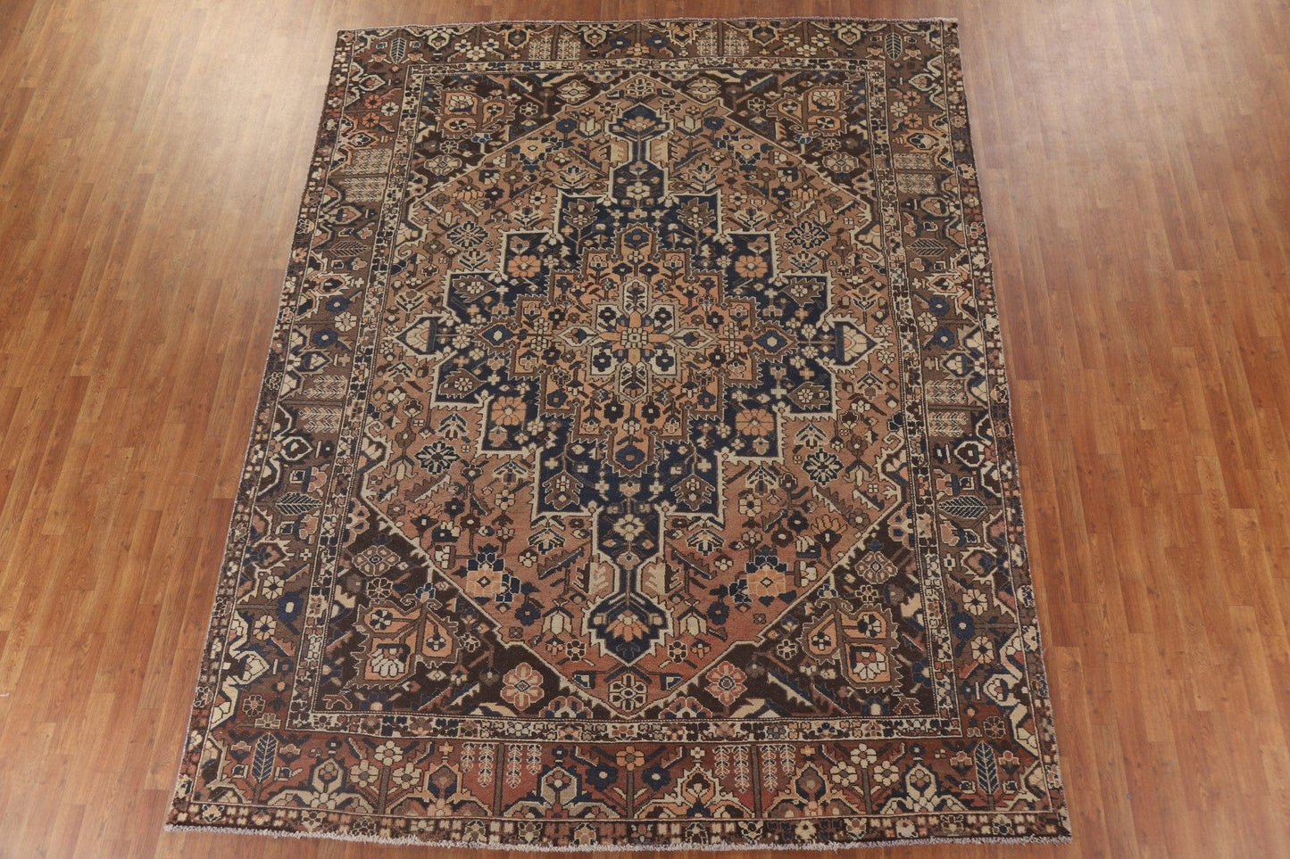 Geometric Bakhtiari Persian Area Rug 9x12