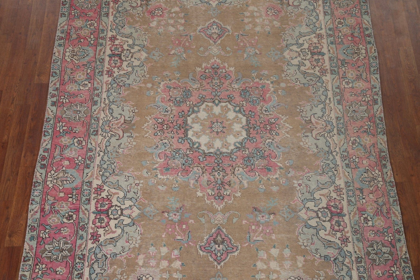 Wool Distressed Tabriz Persian Area Rug 6x10