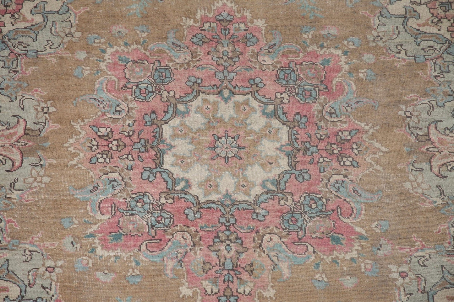 Wool Distressed Tabriz Persian Area Rug 6x10