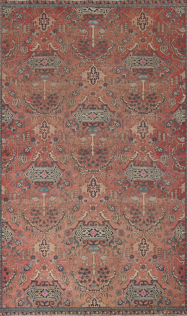 Animal Pictorial Tabriz Persian Area Rug 6x9