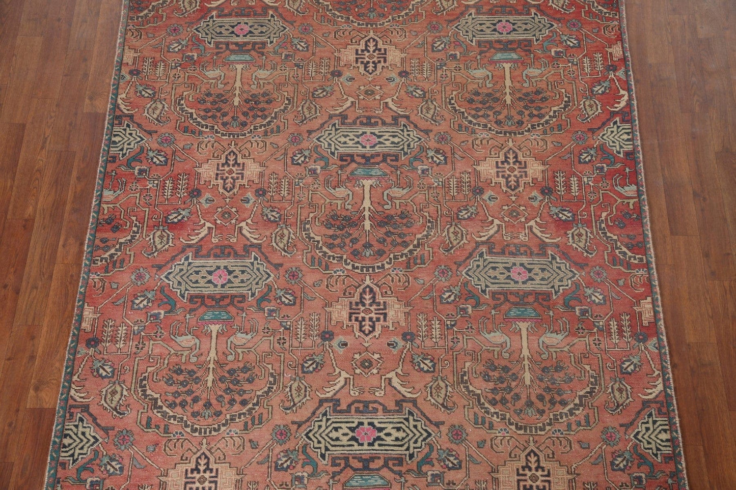 Animal Pictorial Tabriz Persian Area Rug 6x9