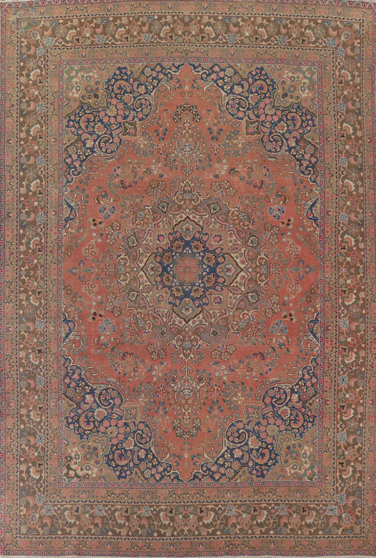 Handmade Mashad Persian Area Rug 10x13