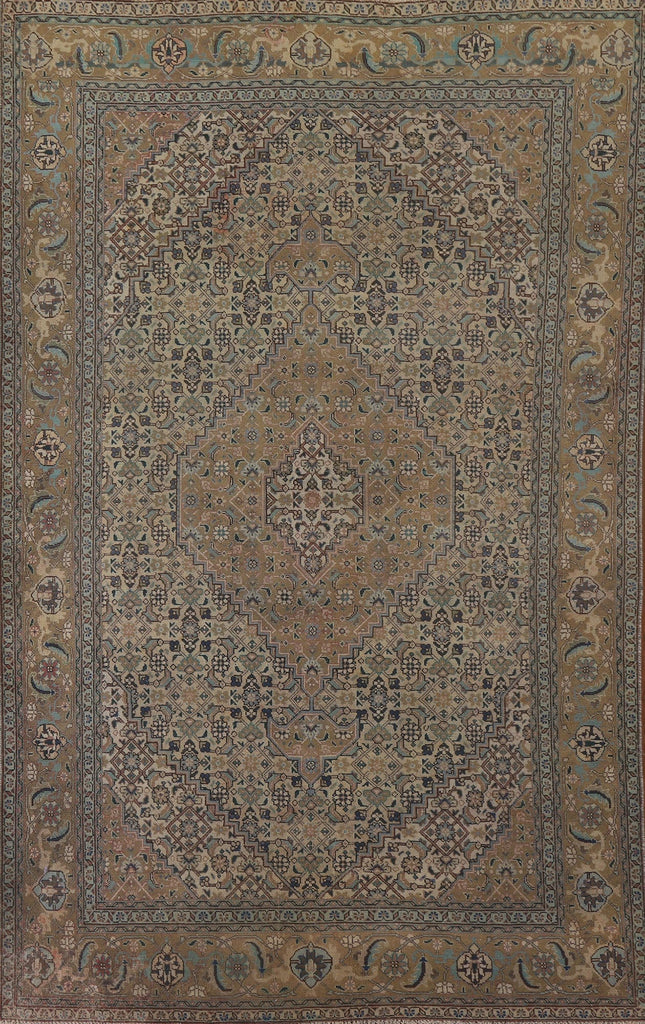 Geometric Tabriz Persian Area Rug 6x10