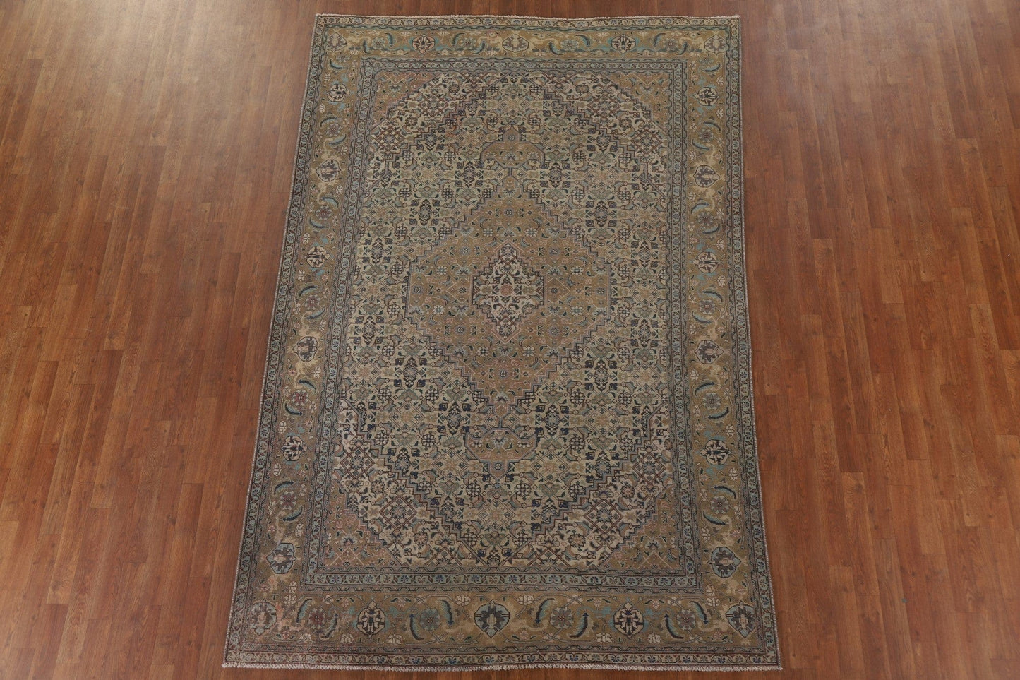 Geometric Tabriz Persian Area Rug 6x10