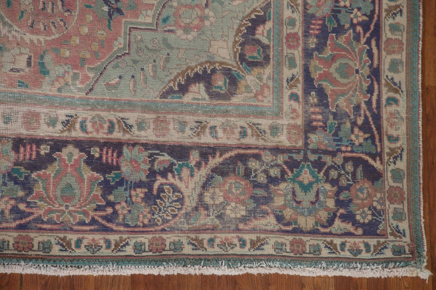 Distressed Tabriz Persian Area Rug 10x13