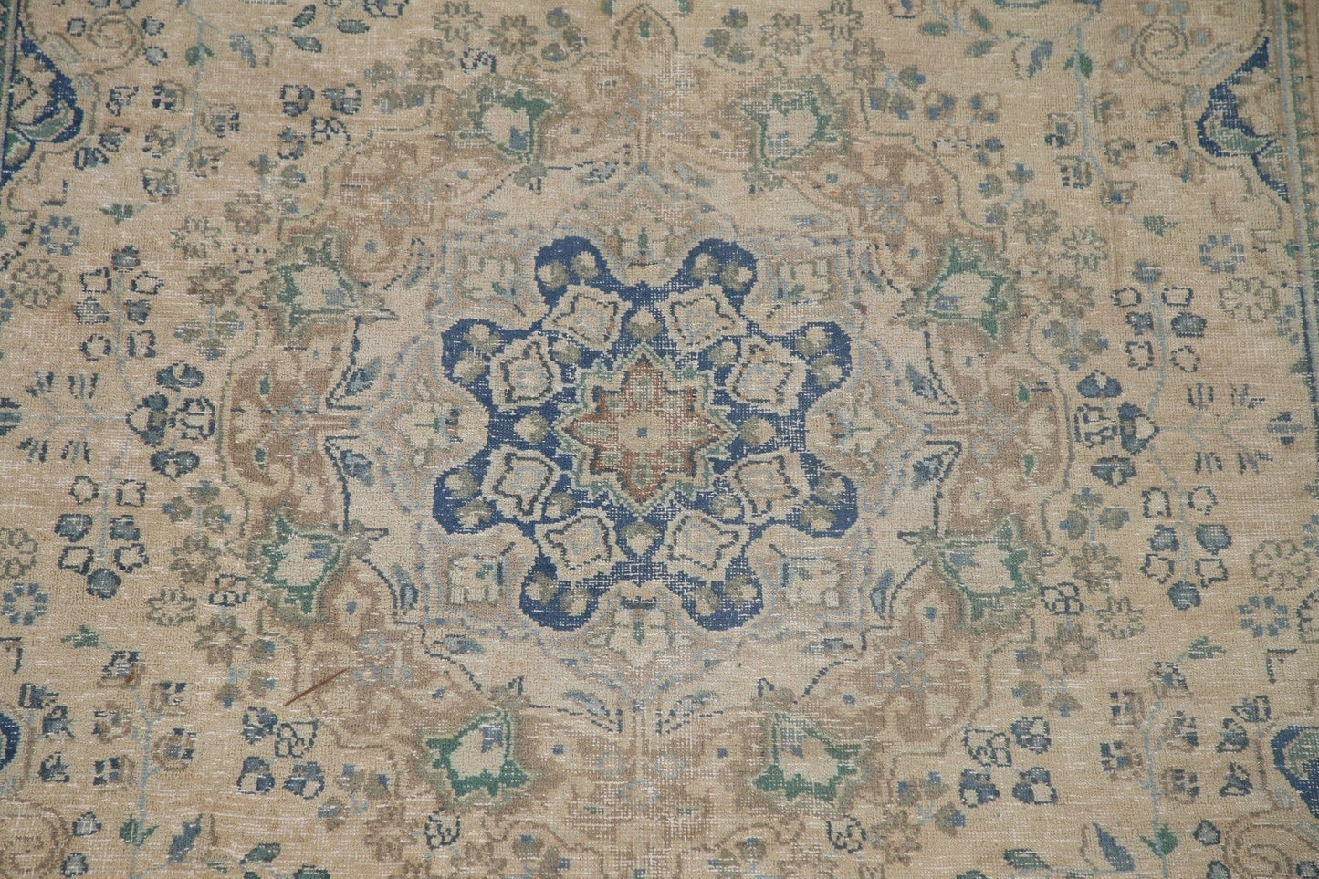 Distressed Tabriz Persian Area Rug 6x10