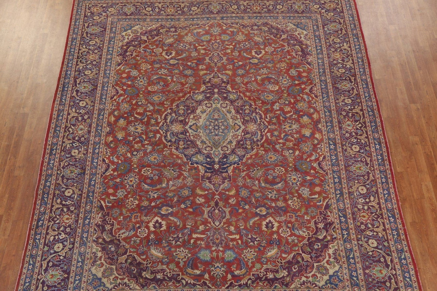 Floral Kashan Persian Area Rug 10x12