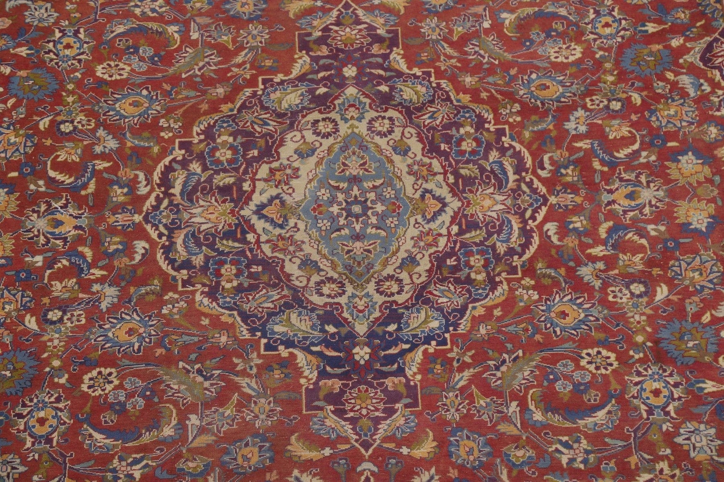 Floral Kashan Persian Area Rug 10x12