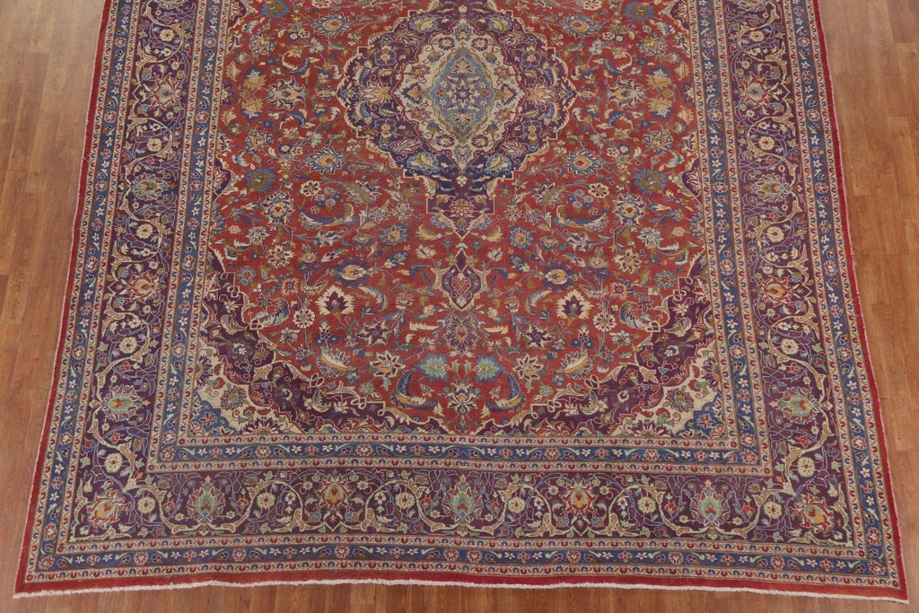 Floral Kashan Persian Area Rug 10x12