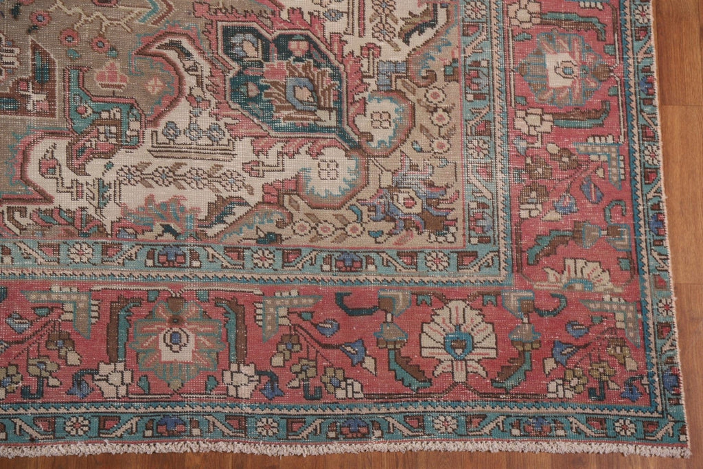 Distressed Tabriz Persian Area Rug 9x13