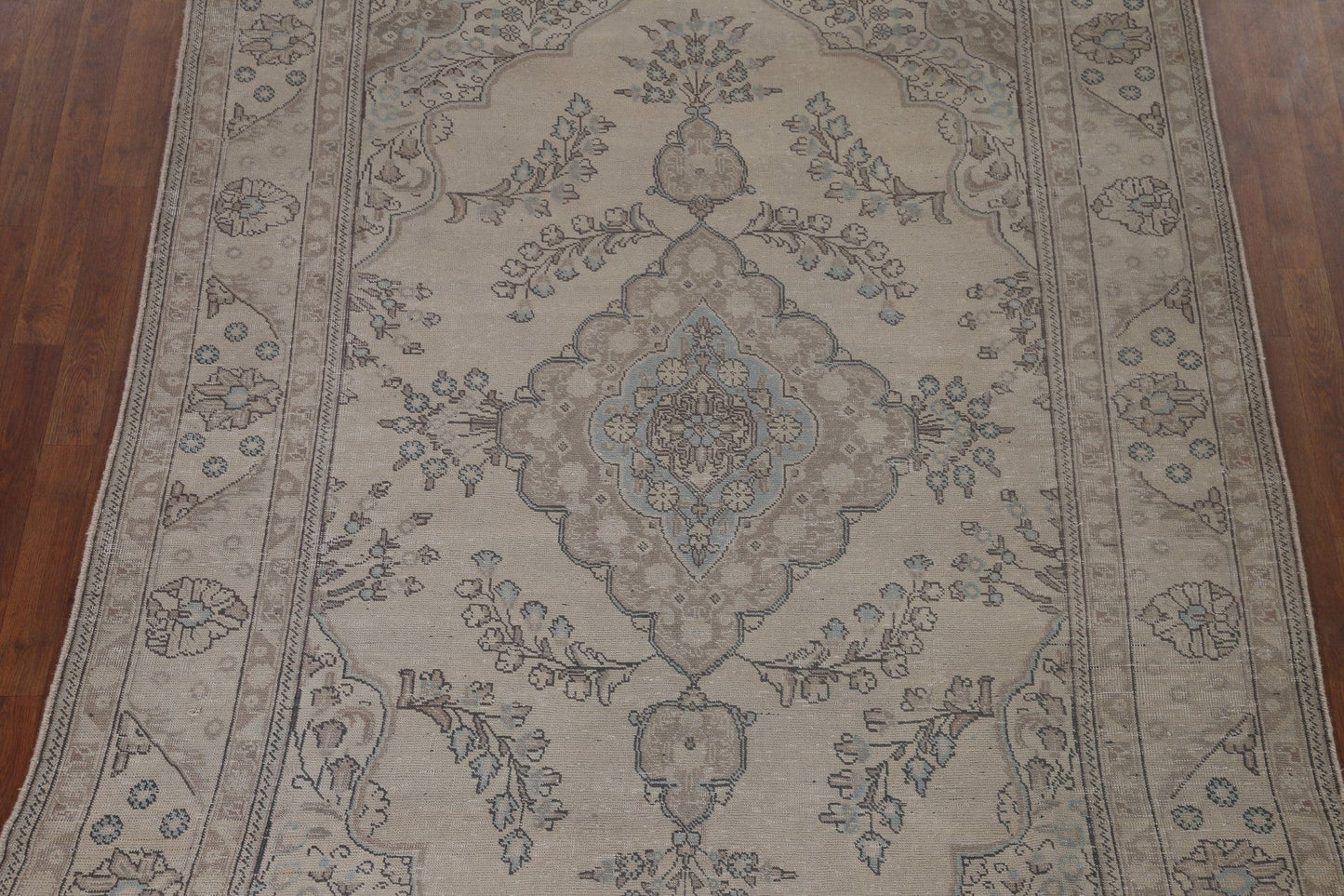 Vintage Wool Tabriz Persian Area Rug 6x9