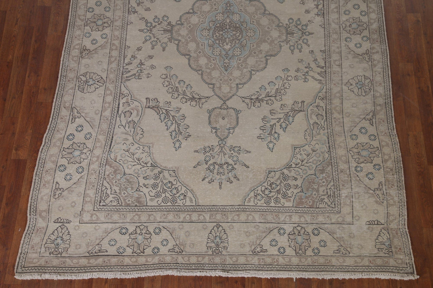 Vintage Wool Tabriz Persian Area Rug 6x9