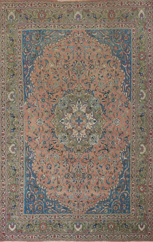 Vegetable Dye Tabriz Persian Area Rug 10x13