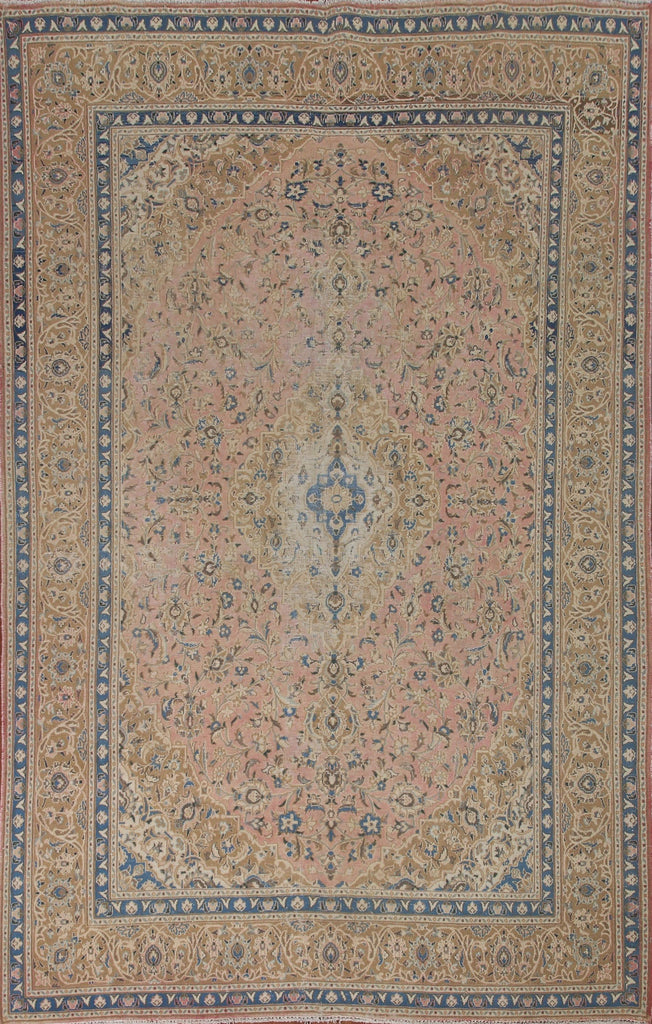 Vegetable Dye Mashad Persian Area Rug 8x11