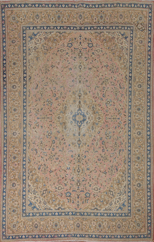 Vegetable Dye Mashad Persian Area Rug 8x11