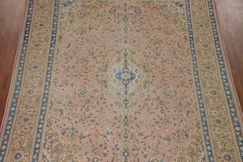 Vegetable Dye Mashad Persian Area Rug 8x11