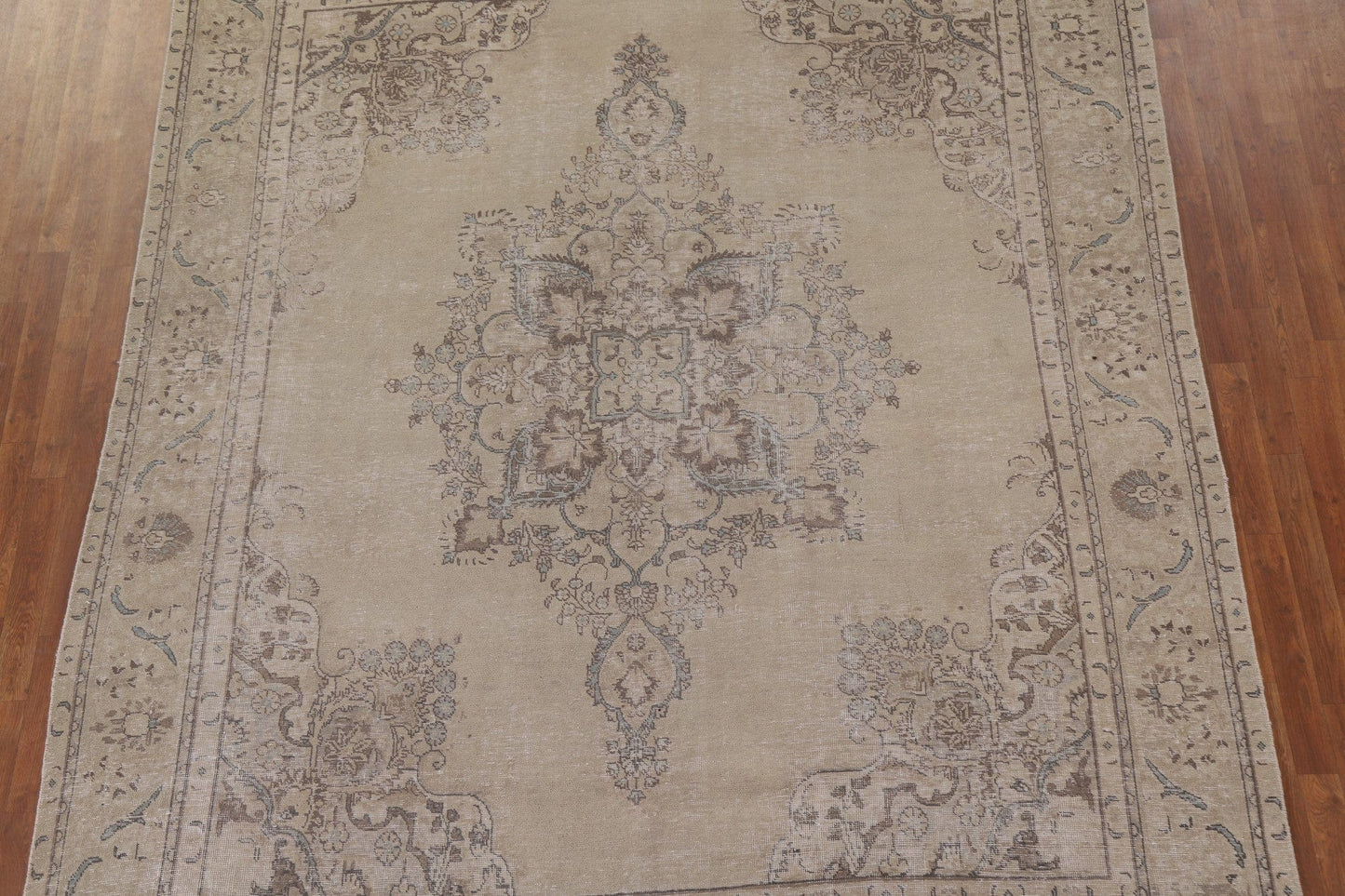 Distressed Tabriz Persian Area Rug 9x11