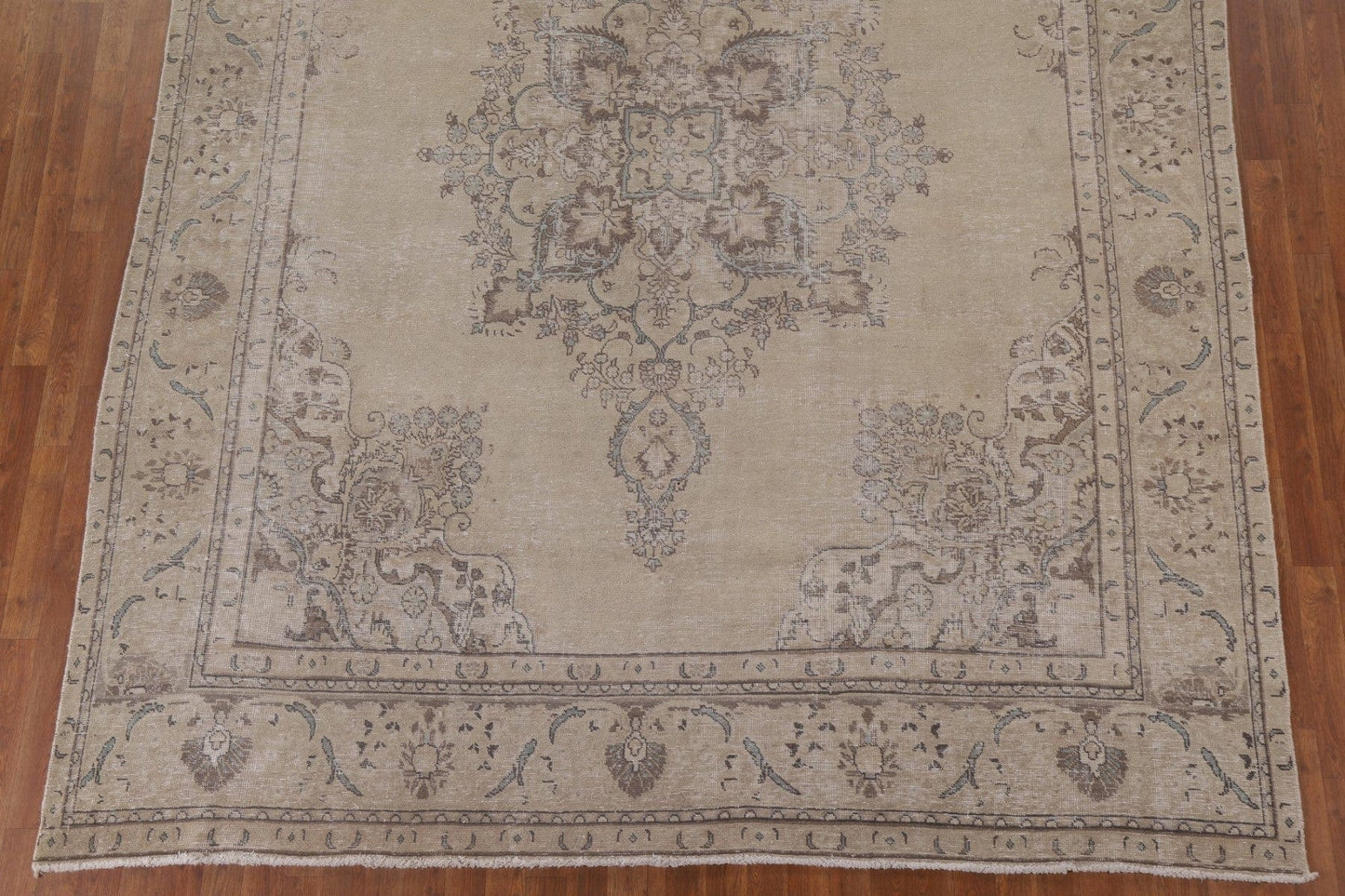 Distressed Tabriz Persian Area Rug 9x11