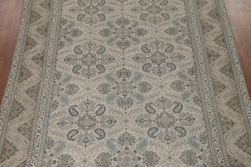 Paisley Tabriz Persian Area Rug 8x12