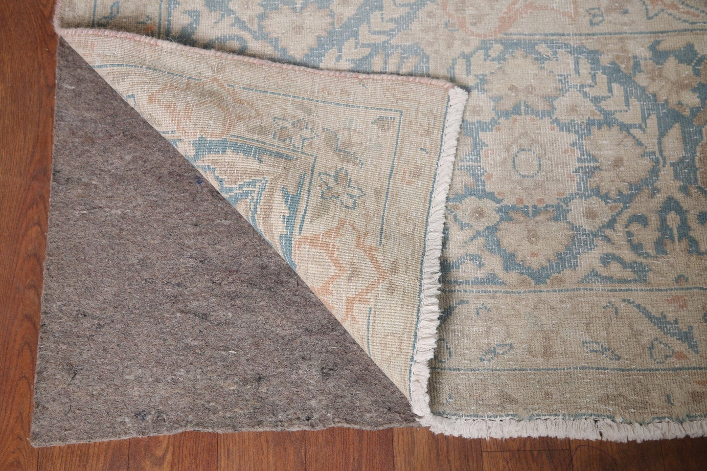 Distressed Kerman Persian Area Rug 10x13