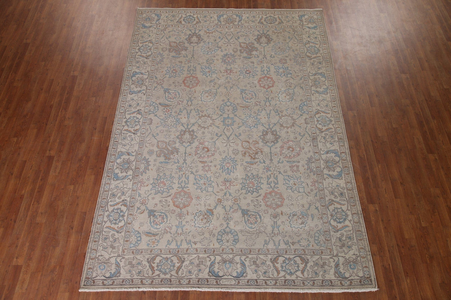 Distressed Tabriz Persian Area Rug 8x11