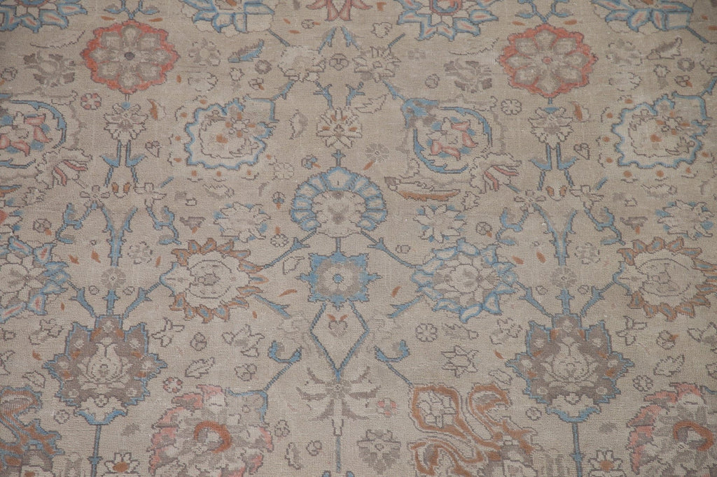 Distressed Tabriz Persian Area Rug 8x11