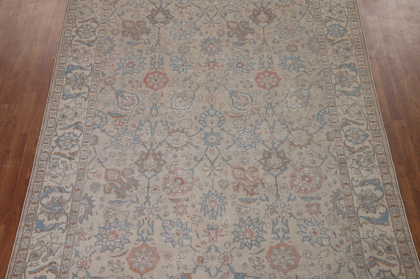 Distressed Tabriz Persian Area Rug 8x11