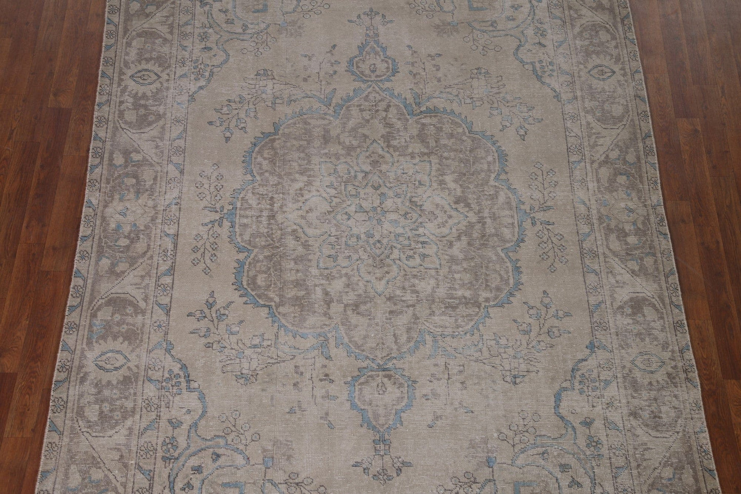 Distressed Tabriz Persian Area Rug 6x9