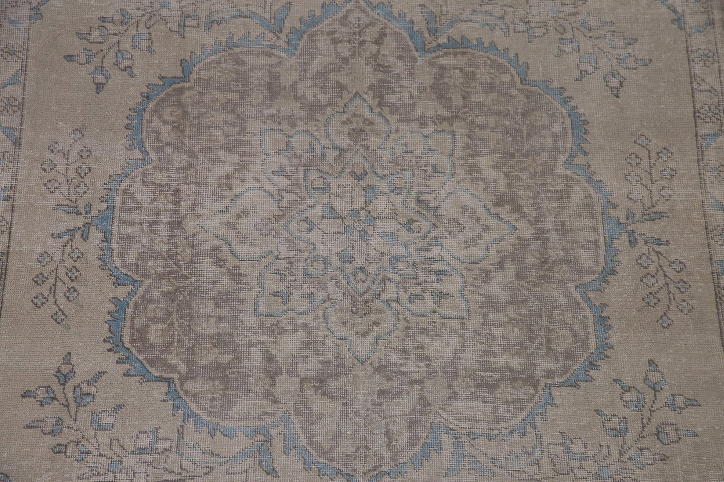 Distressed Tabriz Persian Area Rug 6x9