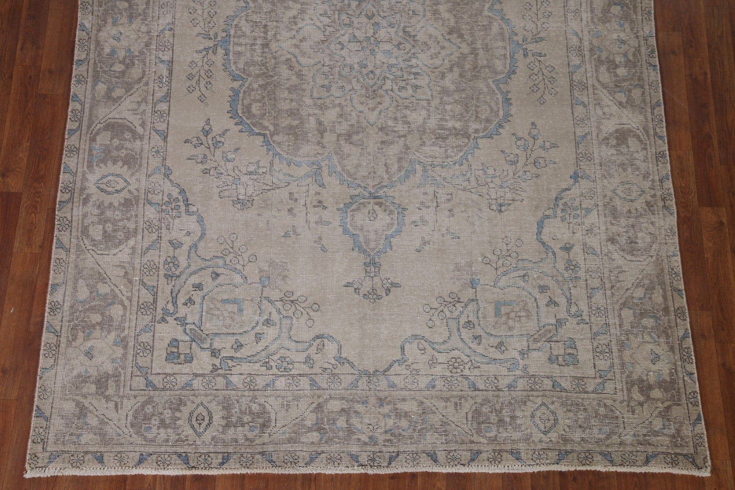 Distressed Tabriz Persian Area Rug 6x9