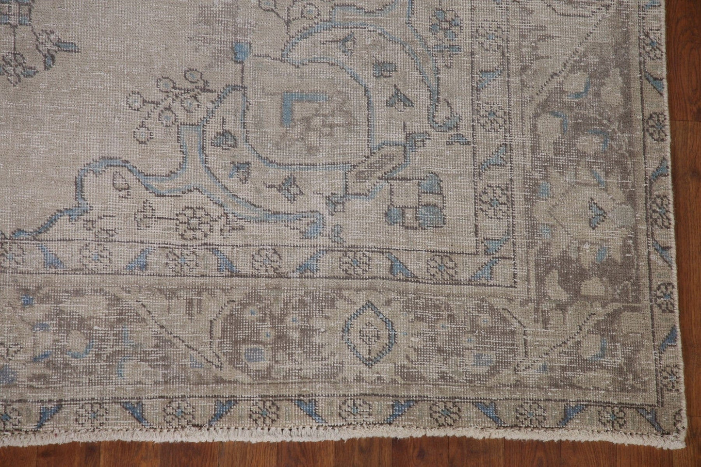 Distressed Tabriz Persian Area Rug 6x9