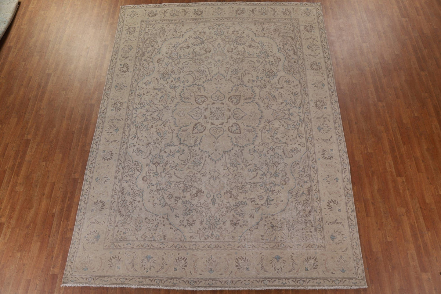 Distressed Tabriz Persian Area Rug 10x13