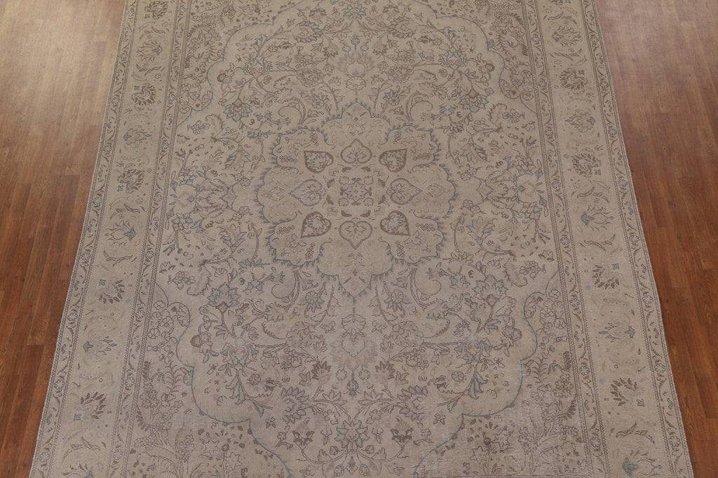 Distressed Tabriz Persian Area Rug 10x13