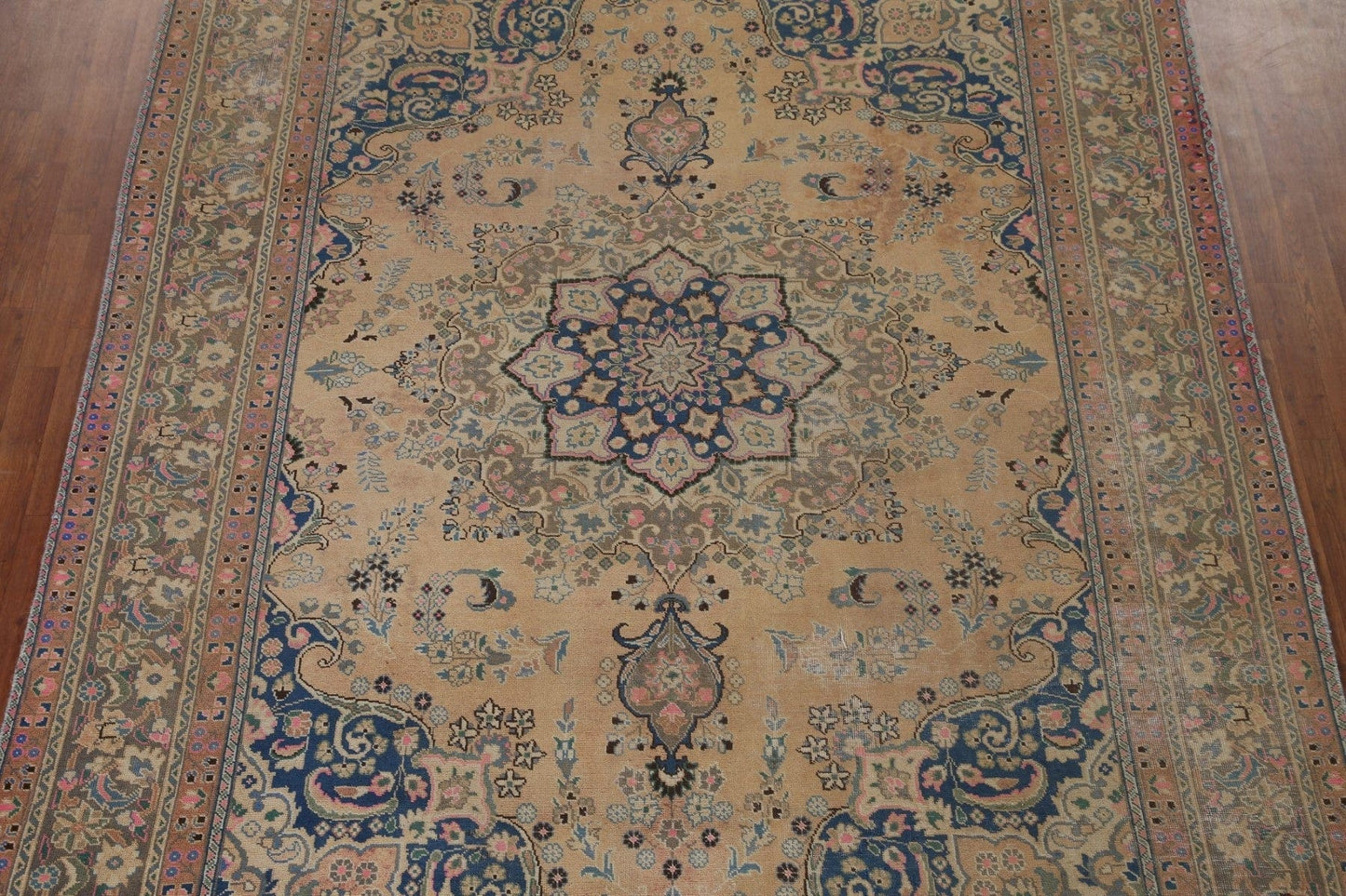 Handmade Wool Mashad Persian Area Rug 8x11