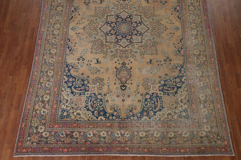 Handmade Wool Mashad Persian Area Rug 8x11